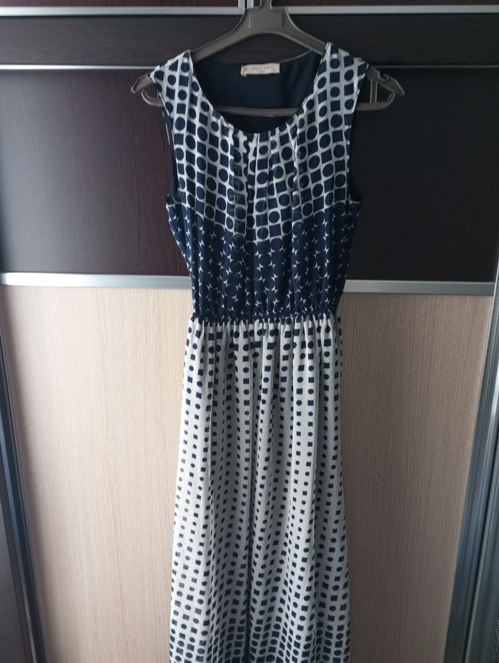 Bohem Stil Midi Elbise - Görsel 3