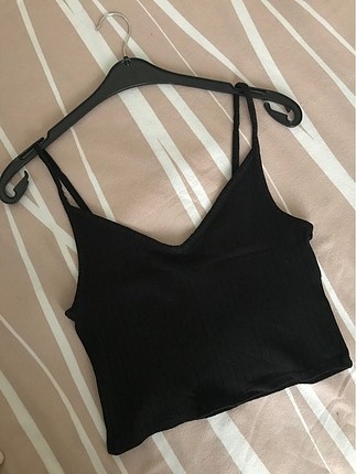 H&M siyah askılı s beden