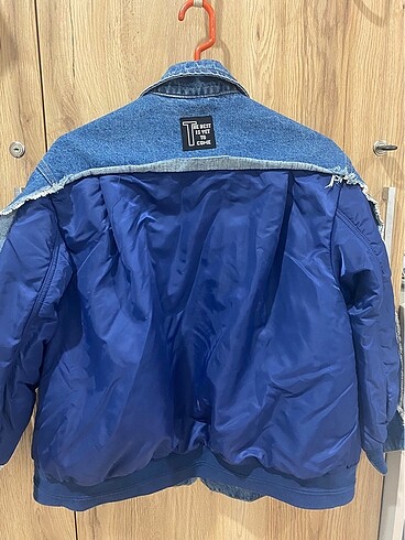 Twist bomber ceket kot ceket mont