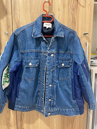 Twist Twist bomber ceket kot ceket mont