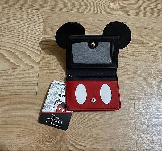 Beden Orjinal Lisanslı Disney kulaklı cüzdan kartlık Mickey