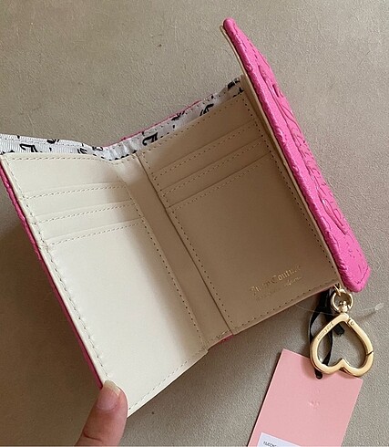 Beden Orjinal Juicy Couture pembe cüzdan