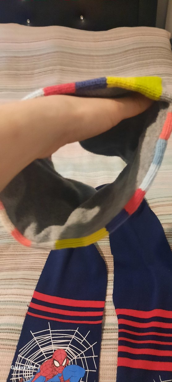 Çocuk Örme Spiderman Atkı, eldiven, batman bere - Görsel 2