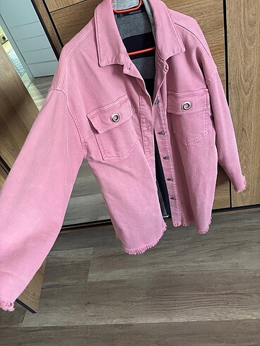 Diğer Pembe kot mont