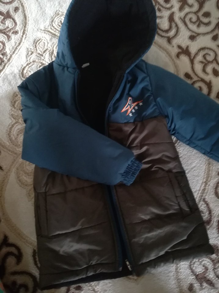 Erkek Çocuk Kapüşonlu Fermuarlı Mont - Görsel 3