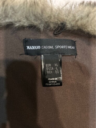 xl Beden Mango Kürk Yelek L/XL uyumlu