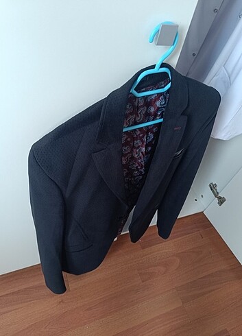 Siyah blazer erkek ceket