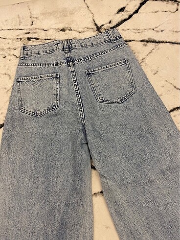 m Beden mavi Renk Wide leg kot pantolon jeans 28 beden