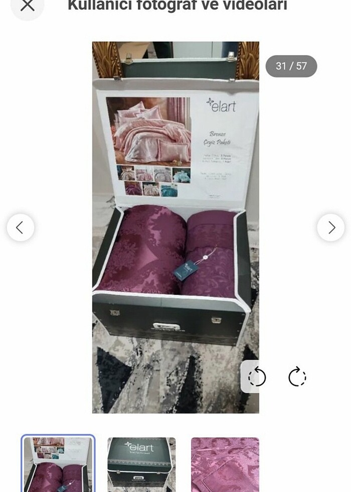 Yatak örtüsü seti - Görsel 3