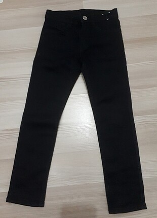 H&M MARKA skinny slim fit 6-7 yaş siyah pantolon