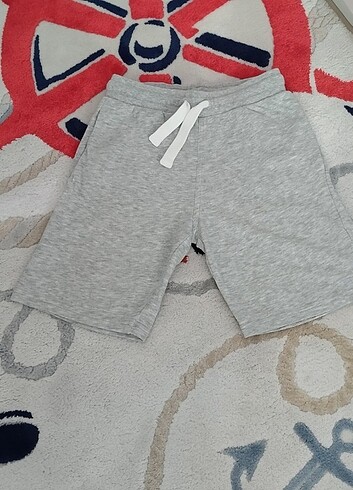 H&M marka gri penye şort