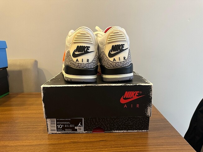 Nike Jordan 3 White Cement Reimagined 44,5 numara