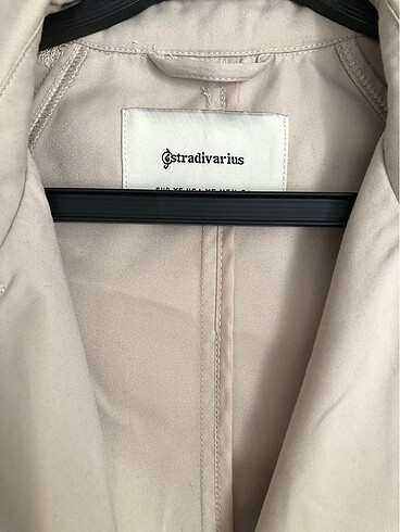 xs Beden camel Renk Stradivarius Dökümlü Uzun Trençkot