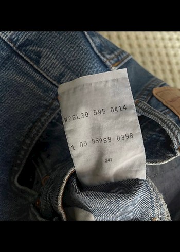 Levis Mavi Denim Regular Fit Jean - Görsel 3