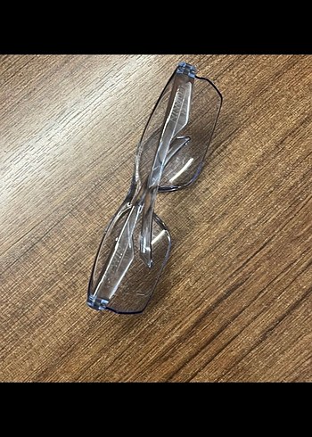 Buz Mavi şeffaf y2k gözlük - Görsel 3