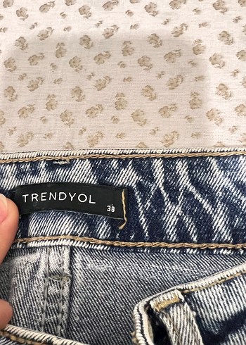 38 Beden mavi Renk Gri Midi Kot Pantolon Kadın