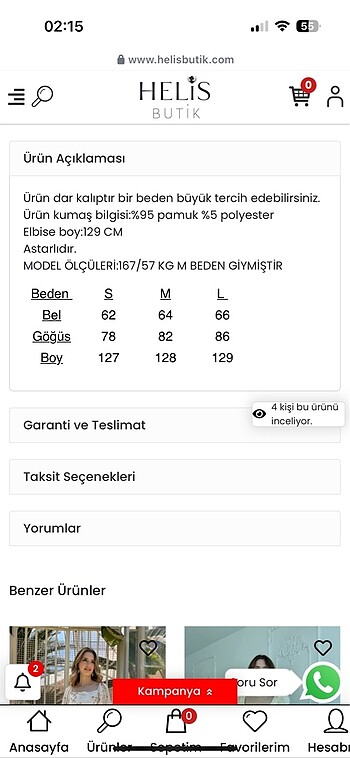 m Beden Çiçekli elbise