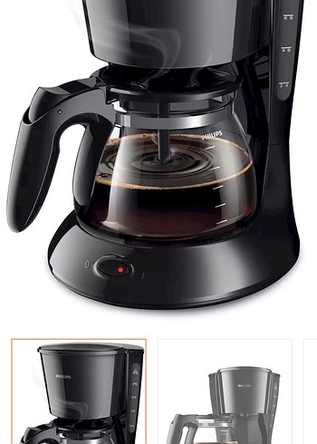 Philips Siyah Kahve Makinesi
