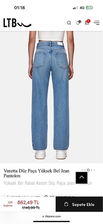 27 Beden LTB JEAN