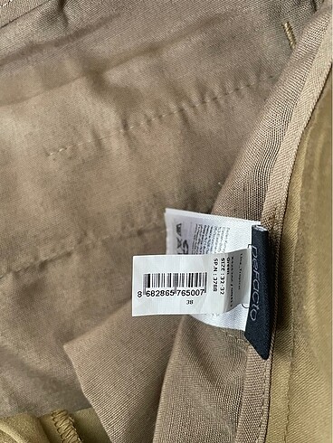38 Beden camel Renk Defacto Erkek jogger pantolon