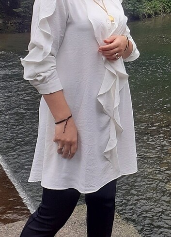 38 Beden Ekru tunik