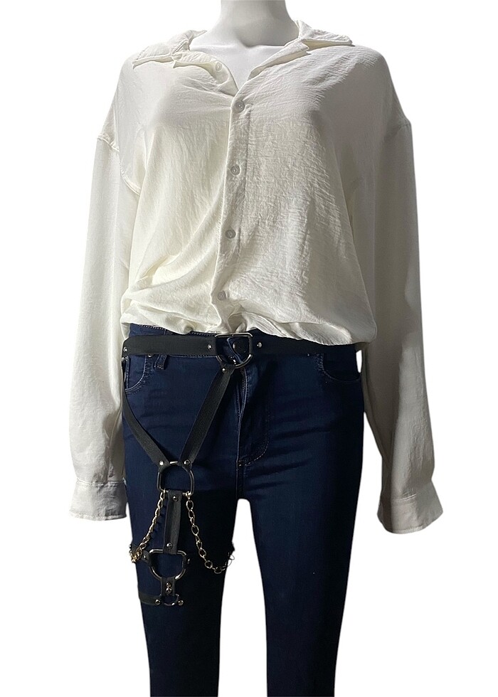 Bacak aksesuarı Body harness Strap vücut takısı - Görsel 5