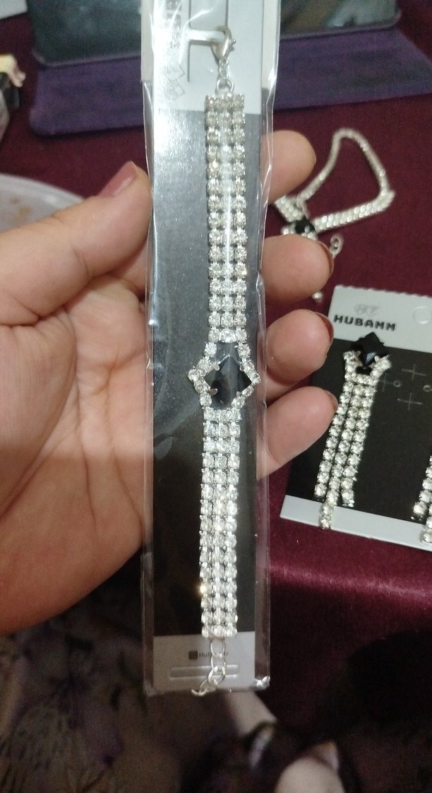 HUBANN Beyaz Sekanslı Kadın Takı Seti - Görsel 3