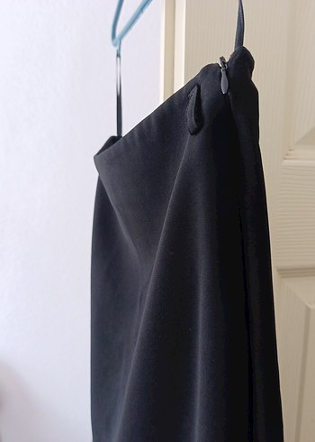 Siyah Uzun Drapeli Gotik Etek - Görsel 5