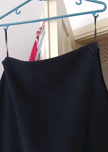 Siyah Uzun Drapeli Gotik Etek - Görsel 4