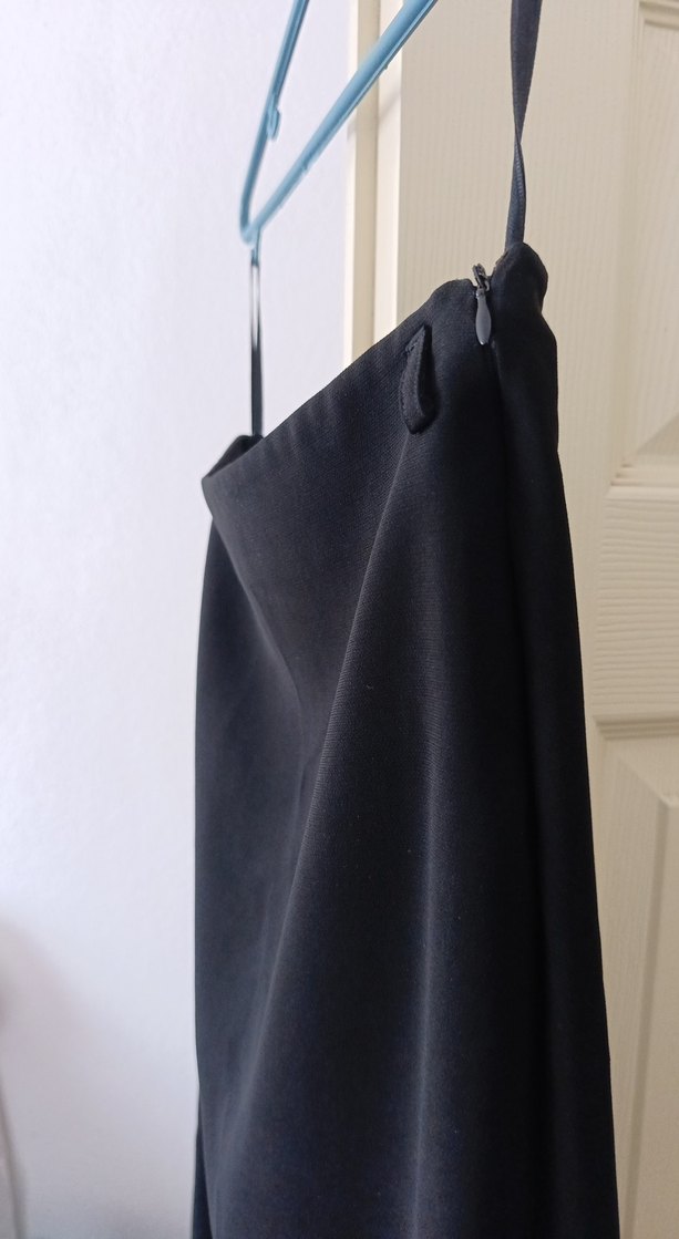 Siyah Uzun Drapeli Gotik Etek - Görsel 5