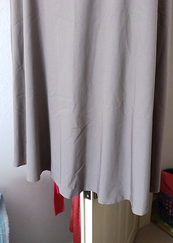 Gri Uzun Kadın Etek - Görsel 3