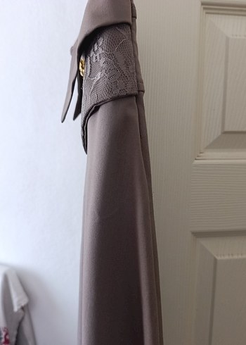 Gri Uzun Kadın Etek - Görsel 4