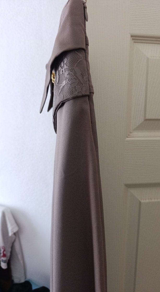 Gri Uzun Kadın Etek - Görsel 4