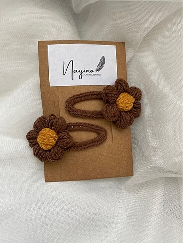 EL ÖRGÜSÜ PUF PAPATYA SET - Görsel 2