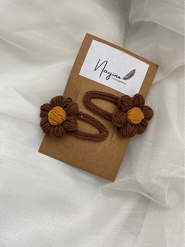 EL ÖRGÜSÜ PUF PAPATYA SET - Görsel 3