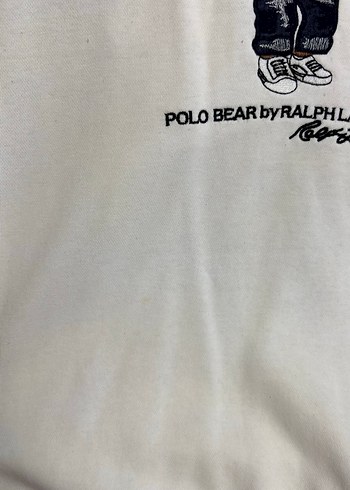 Ralph Lauren Beyaz Baskılı Erkek Sweatshirt - Görsel 5