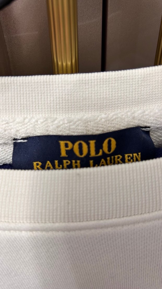 Ralph Lauren Beyaz Baskılı Erkek Sweatshirt - Görsel 3