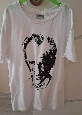 atatürk baskılı erkek kız Çocuk Beyaz Baskılı Tişört