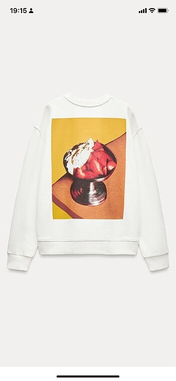 s Beden beyaz Renk Sweatshirt