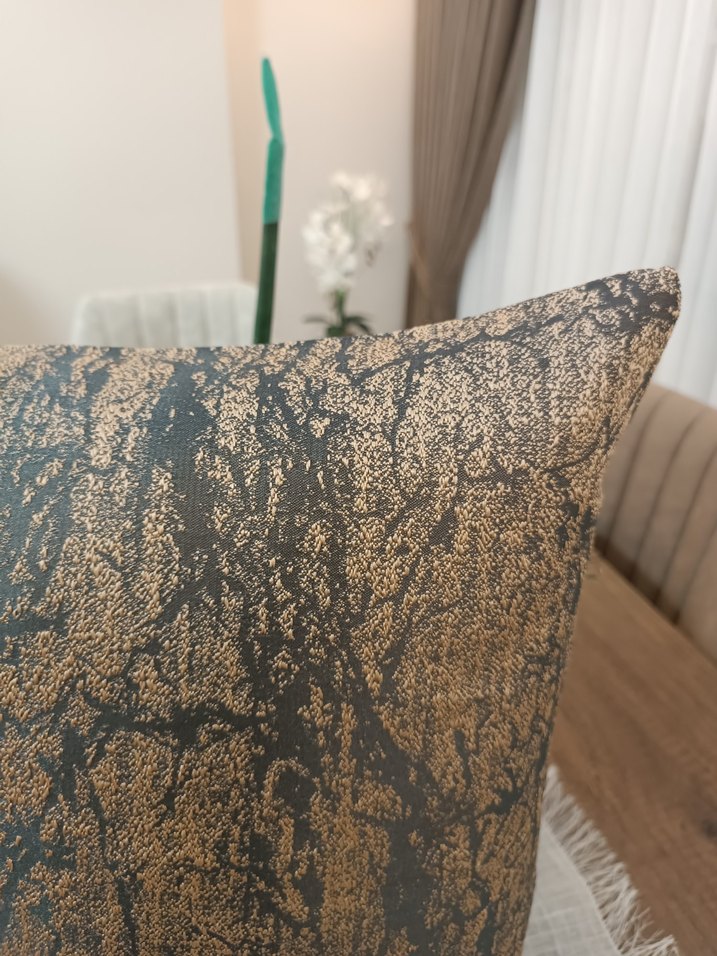 Gri  cappuccino  Modern Dekoratif Yastık - Görsel 2