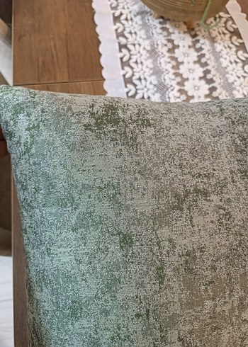 Modern Klasik Gri-Yeşil Düz Dekoratif kırlent kılifı - Görsel 5