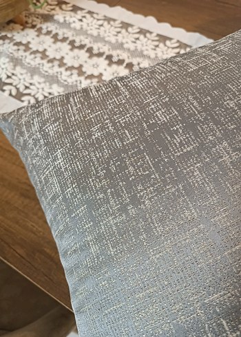 Gri Modern Düz Dekoratif kirlent - Görsel 4