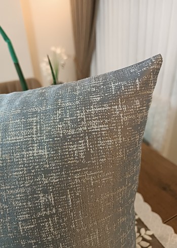 Gri Modern Düz Dekoratif kirlent - Görsel 2