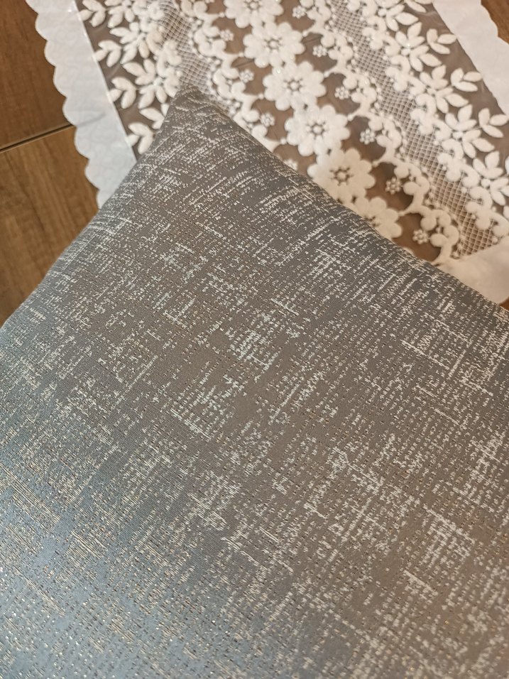 Gri Modern Düz Dekoratif kirlent - Görsel 5