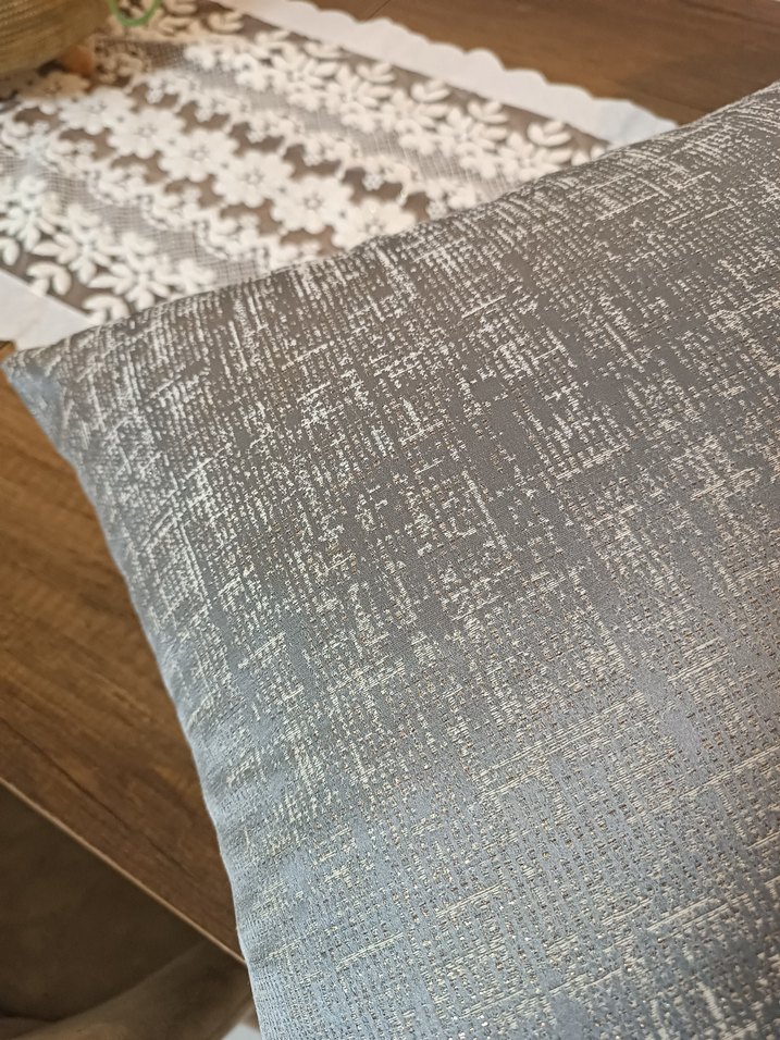 Gri Modern Düz Dekoratif kirlent - Görsel 4