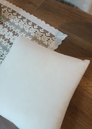 Beyaz Modern Düz Dekoratif kırlent kılıfı - Görsel 2