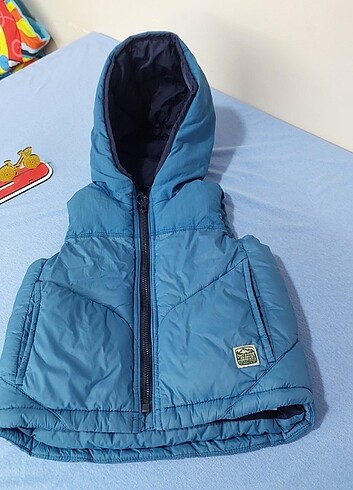 Zara cocuk yelegi mavi - Görsel 4