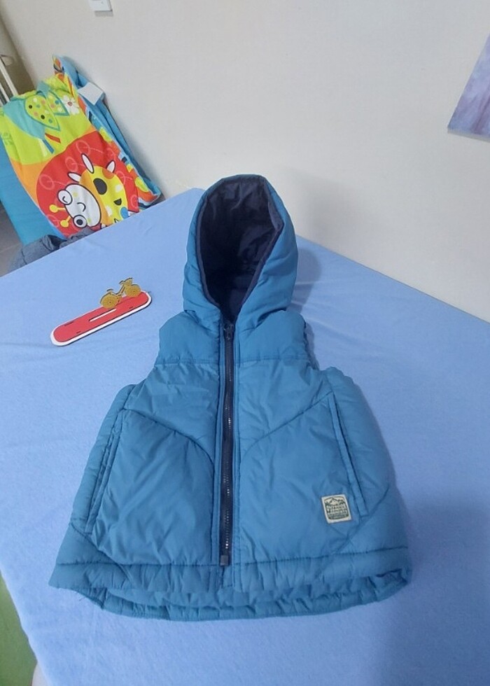 Zara cocuk yelegi mavi - Görsel 3