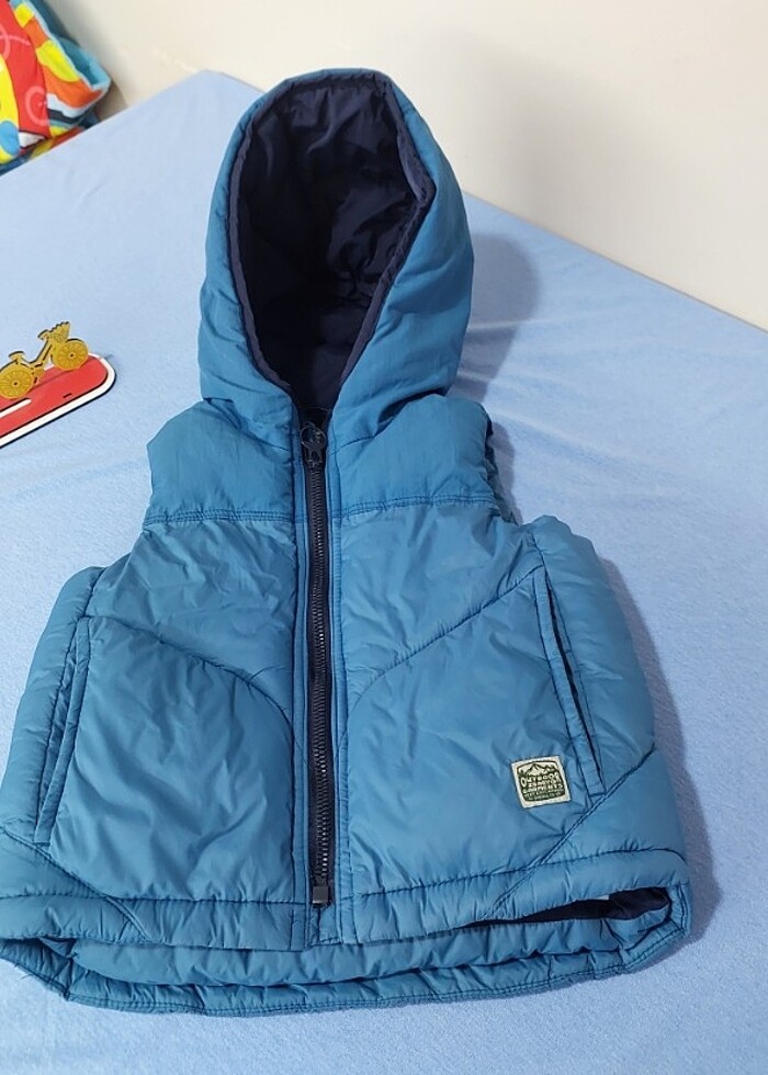 Zara cocuk yelegi mavi - Görsel 4