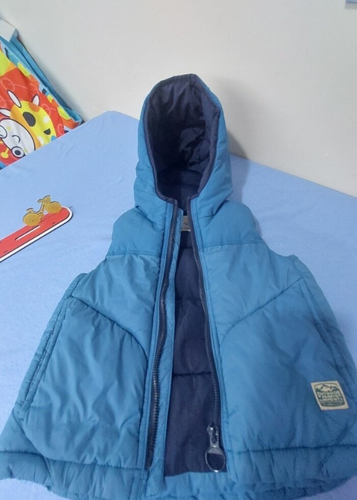 Zara cocuk yelegi mavi - Görsel 5